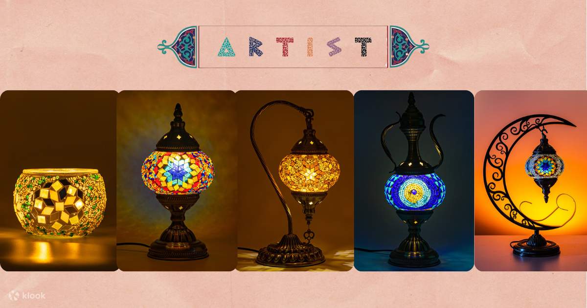 台北Artist Mosaic Craft Studioトルコモザイクランプ手作り体験 | Klook